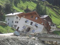 Unwetter - Hochwasser in Kappl